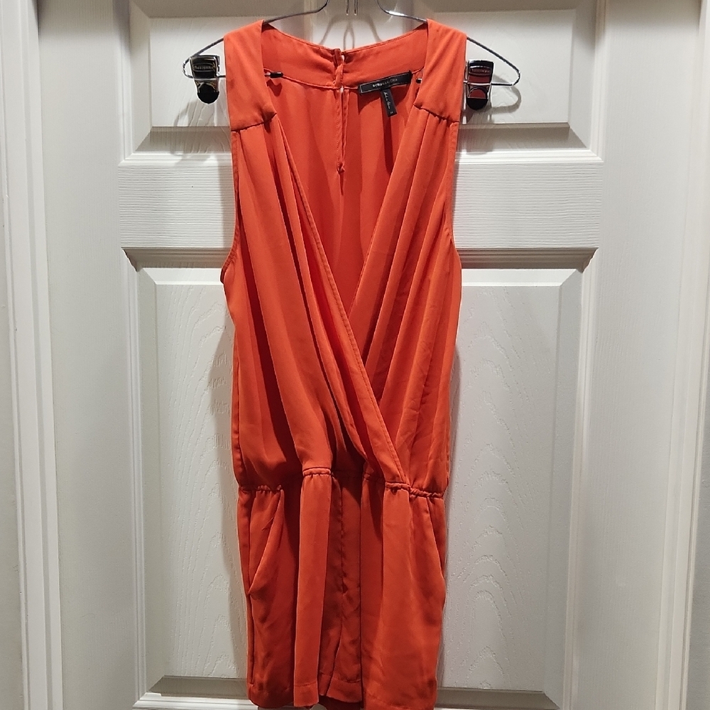 BCBGMaxAzria Orange Jumpsuit